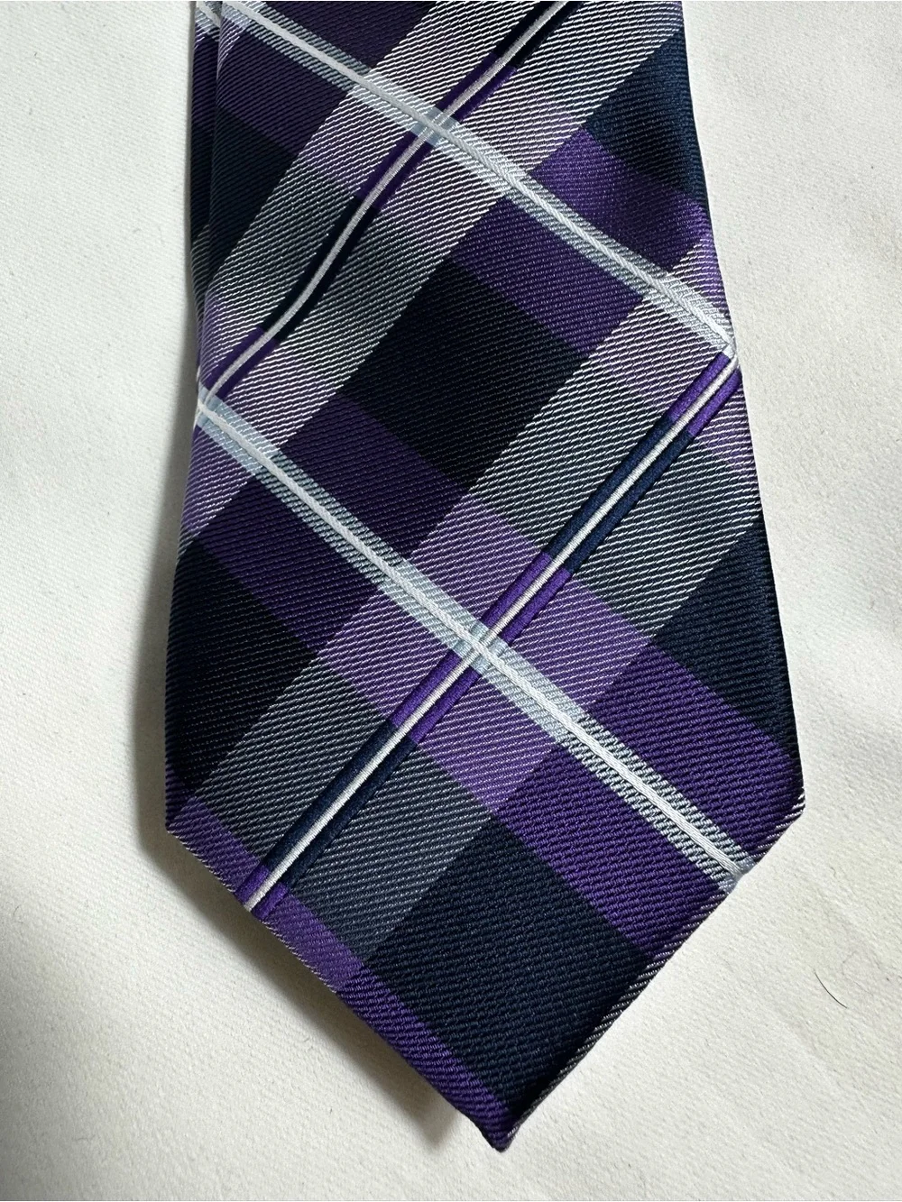 A48. Nautica Men’s Necktie Lot of 2 Silk & Polyester Preppy Striped Ties